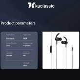 هندزفری با سیم کوکلاسیک مدل kuclassic H9