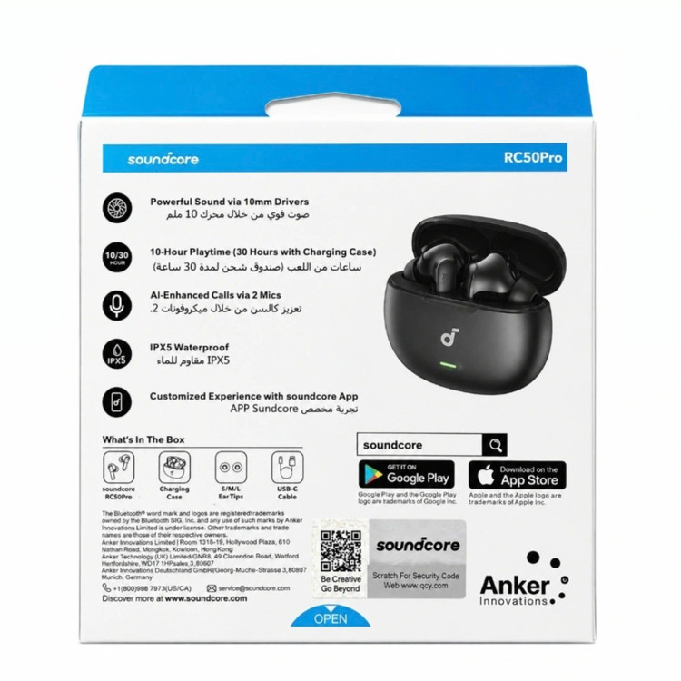 ایرپاد بلوتوثی انکر مدل RC50PRO